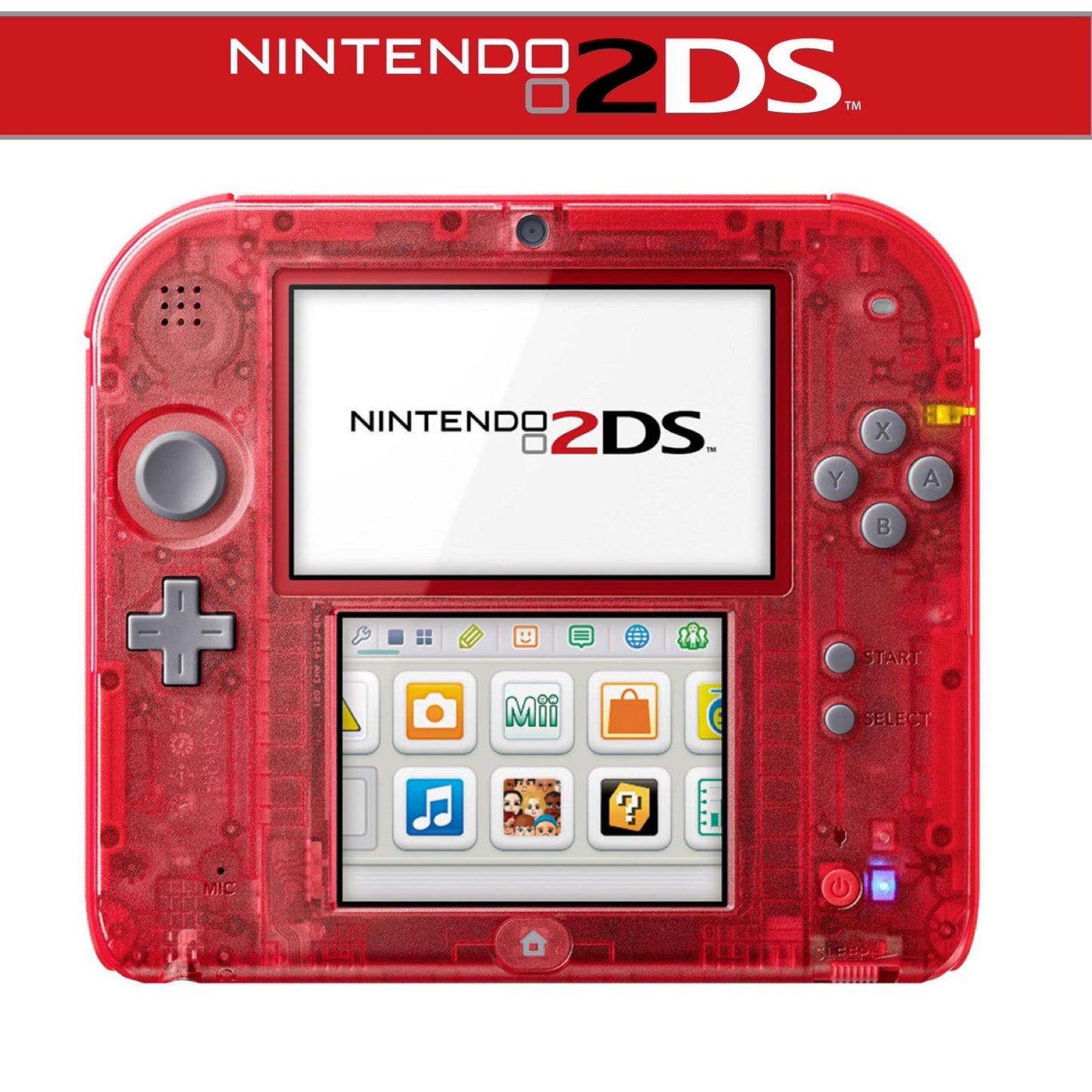 2DS Handheld-Konsole inkl. Ladekabel