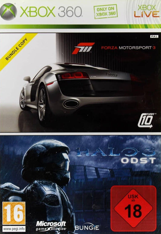 2 Games in 1 - Forza Motorsport 3 / Halo 3 ODST (USK 18)