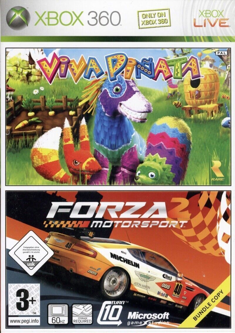 2 Games in 1 - Viva Pinata / Forza Motorsport 2