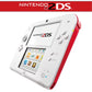 2DS Handheld-Konsole Rot/Weiß in OVP