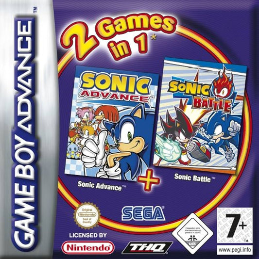 2 in 1 - Sonic Advance + Sonic Battle