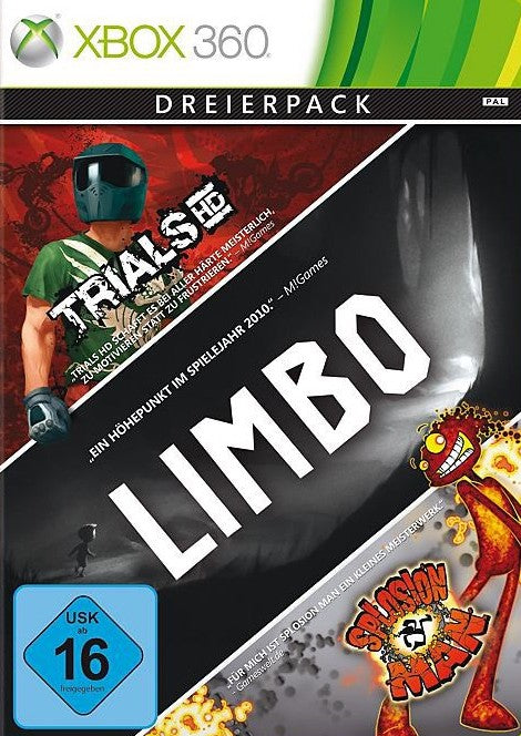 3 Games in 1 - Trials HD / Limbo / Splosion Man