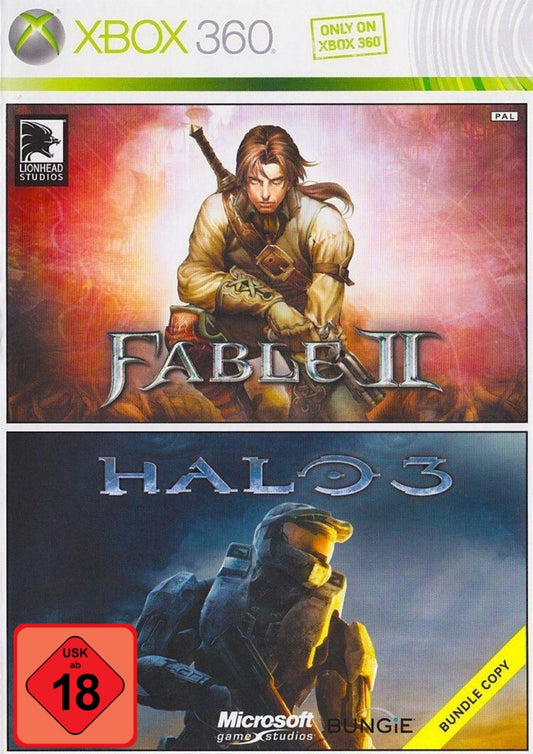 2 Games in 1 - Fable II / Halo 3 (USK 18)