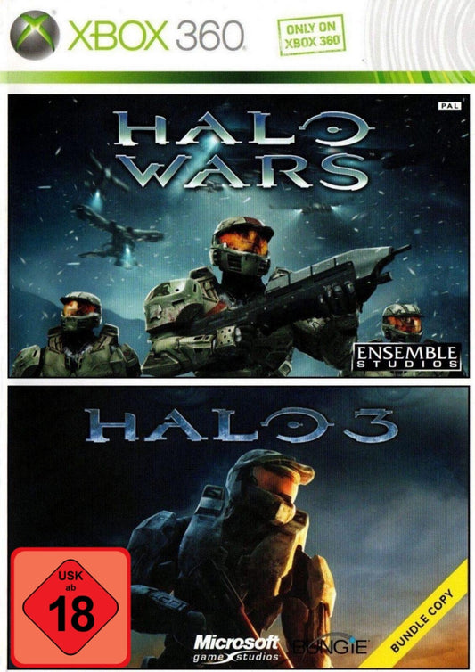 2 Games in 1 - Halo Wars / Halo 3 (USK 18)