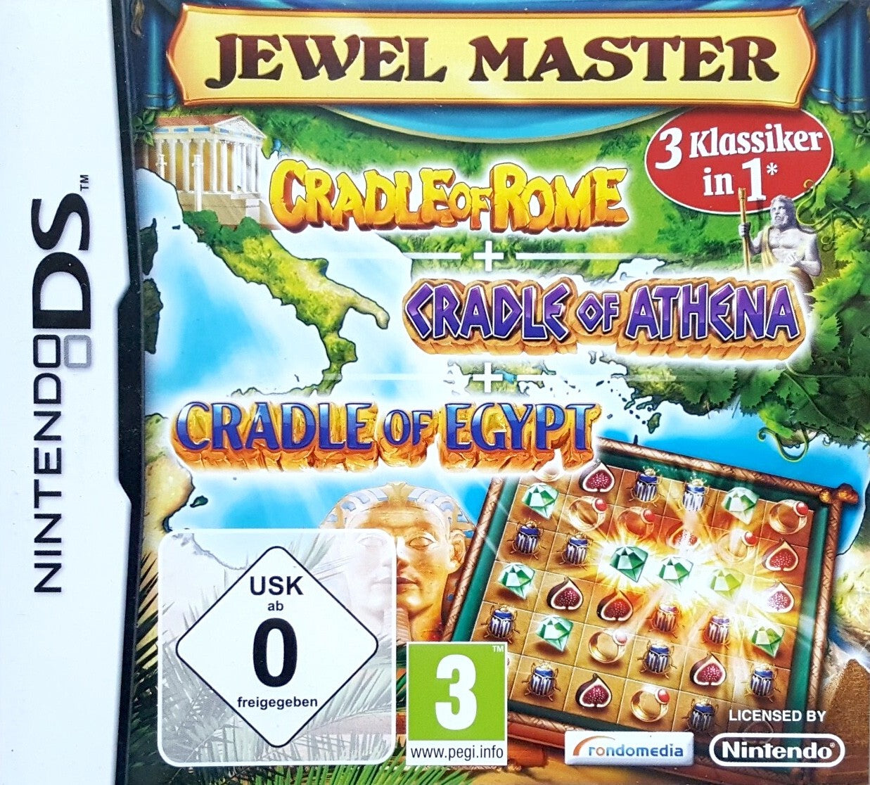 3 in 1 Jewel Master - Cradle of Rome + Athena + Egypt