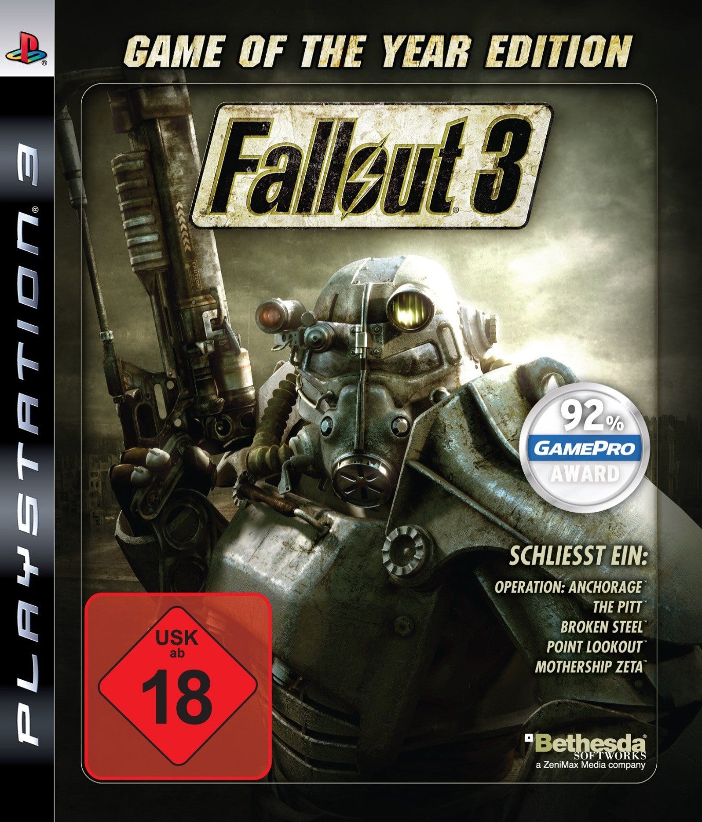 Fallout 3 [Game of the Year Edition] (USK 18) für PlayStation 3 / PS3 ...