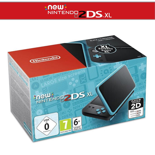 New 2DS XL Schwarz-Türkis