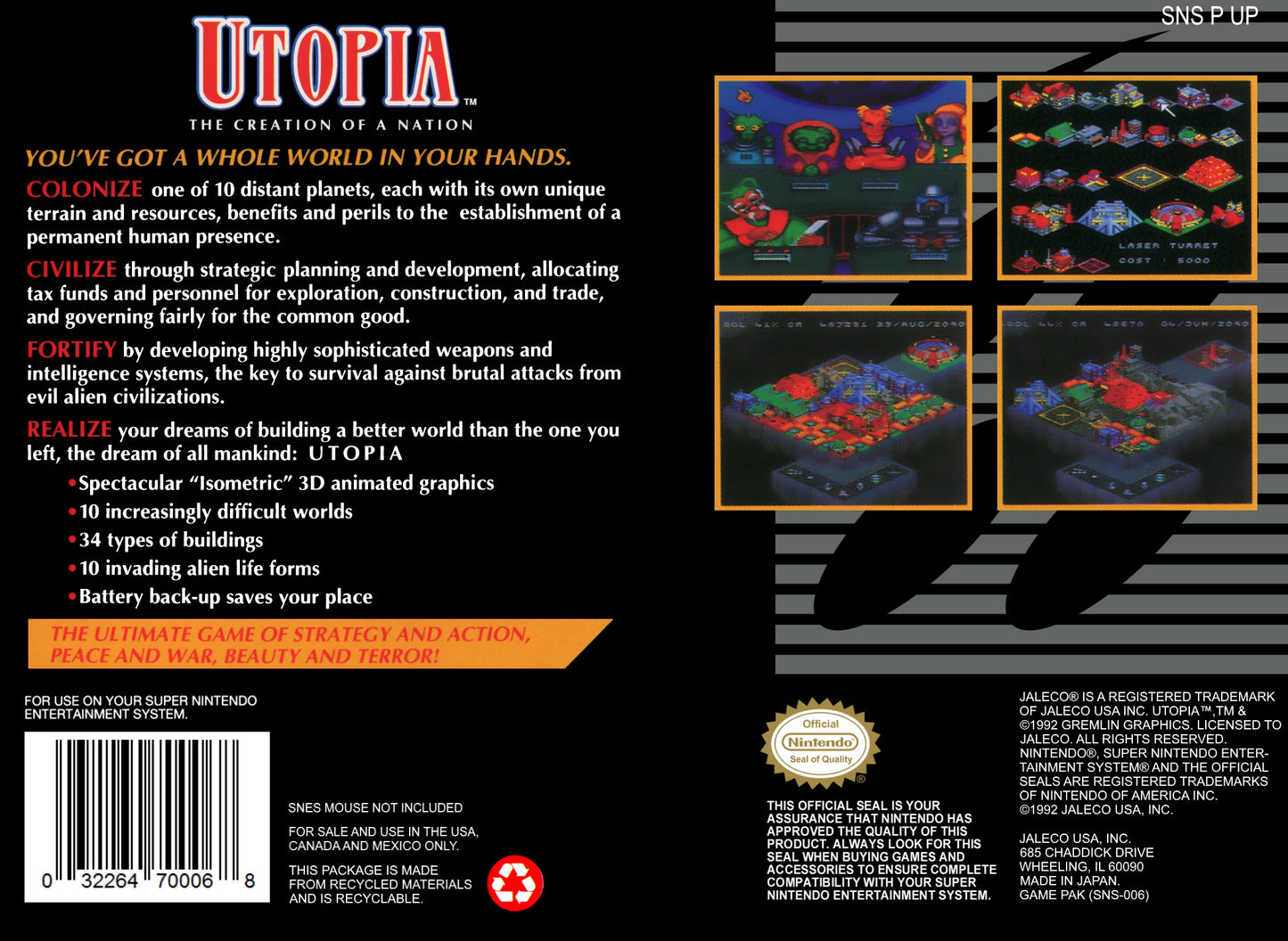 Utopia - The Creation of a Nation