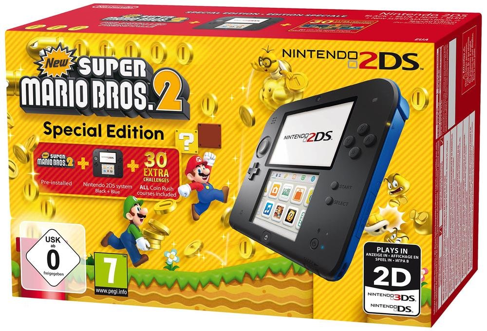 2DS Handheld-Konsole New Super Mario Bros. 2 in OVP