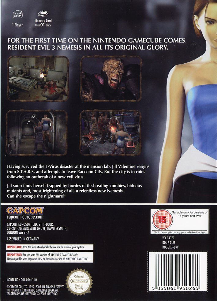 Resident Evil 3 - Nemesis (USK 18)