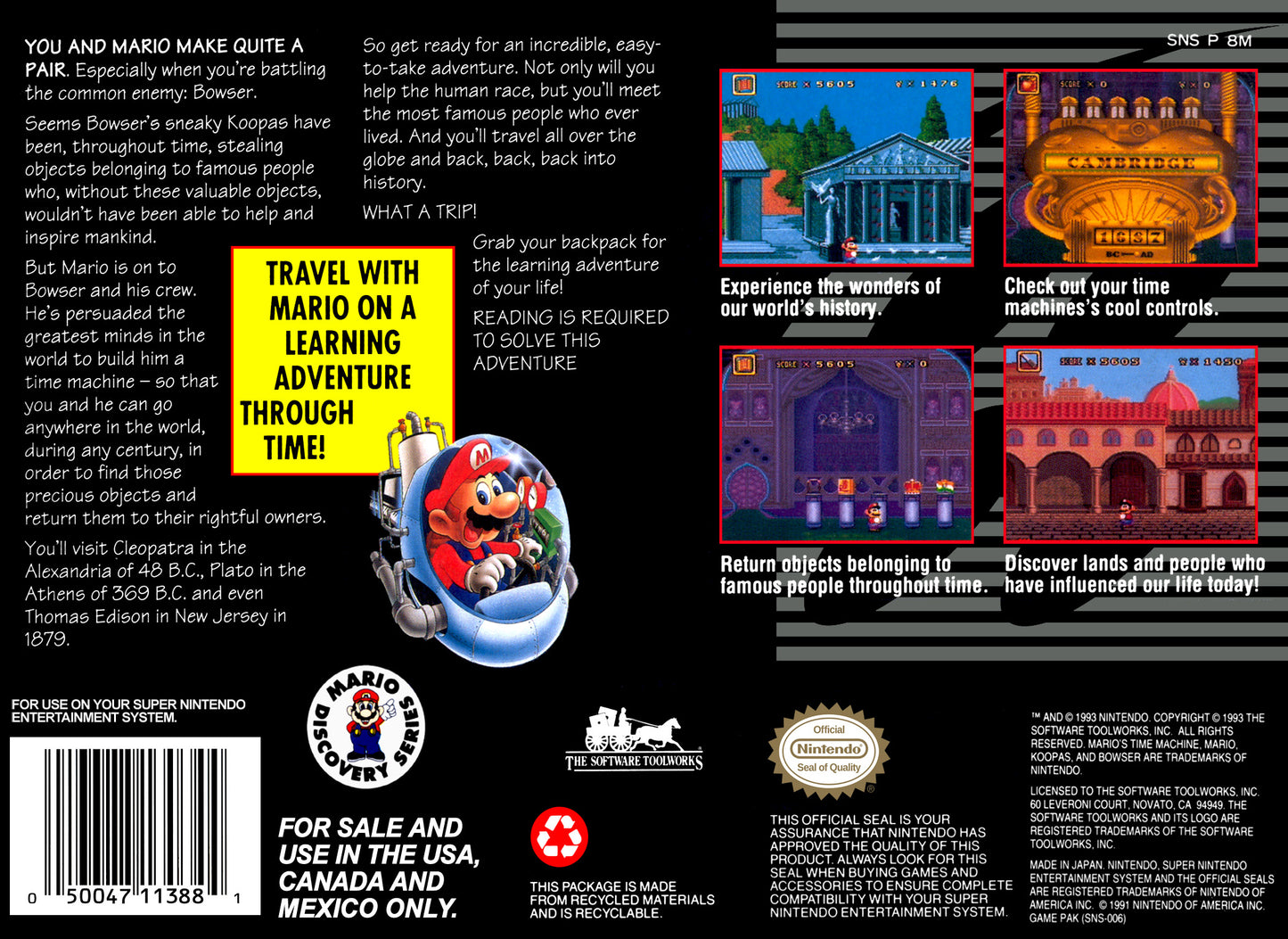 Mario’s Time Machine [NTSC]