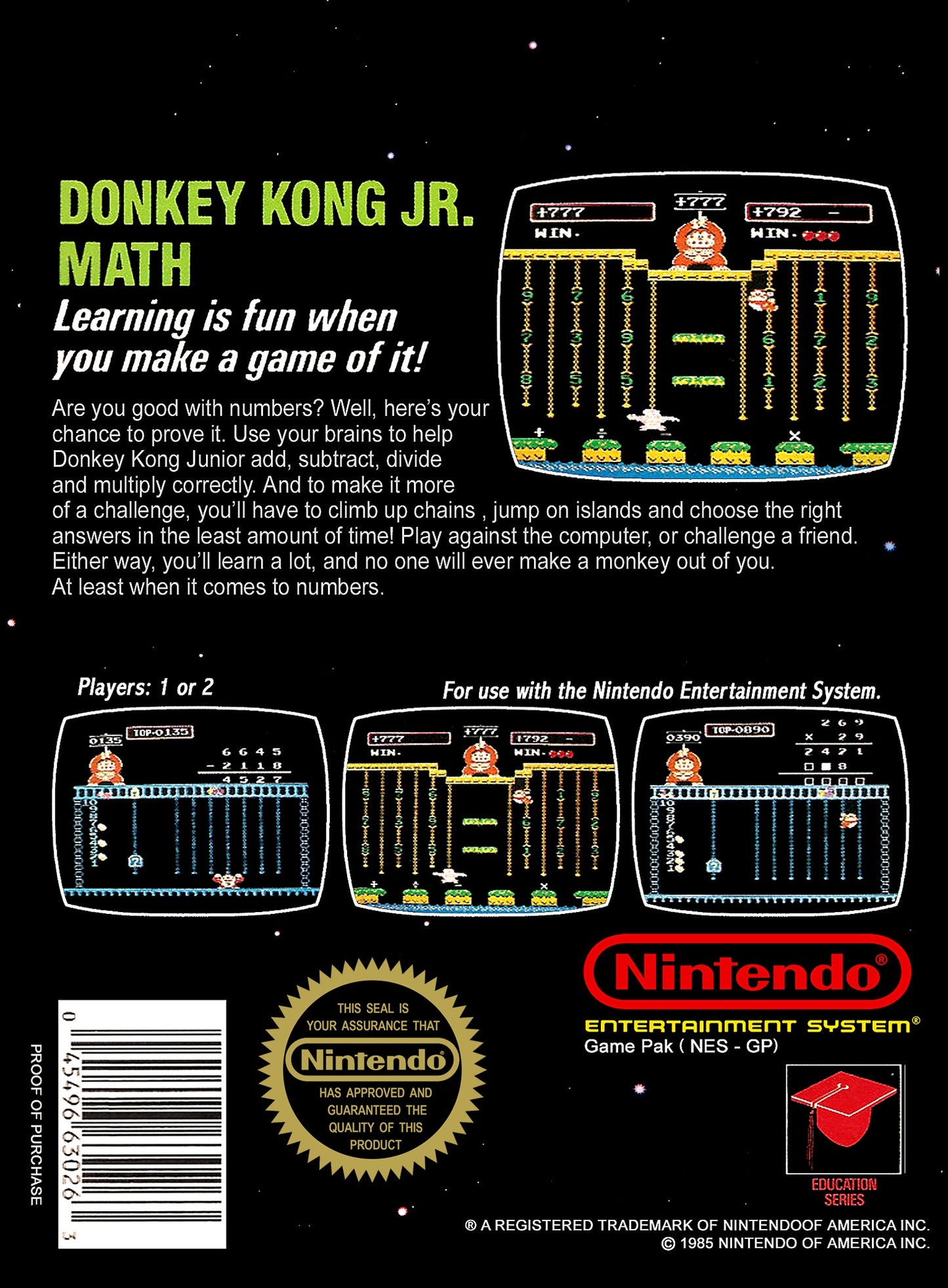 Donkey Kong Jr. Math [European Version]