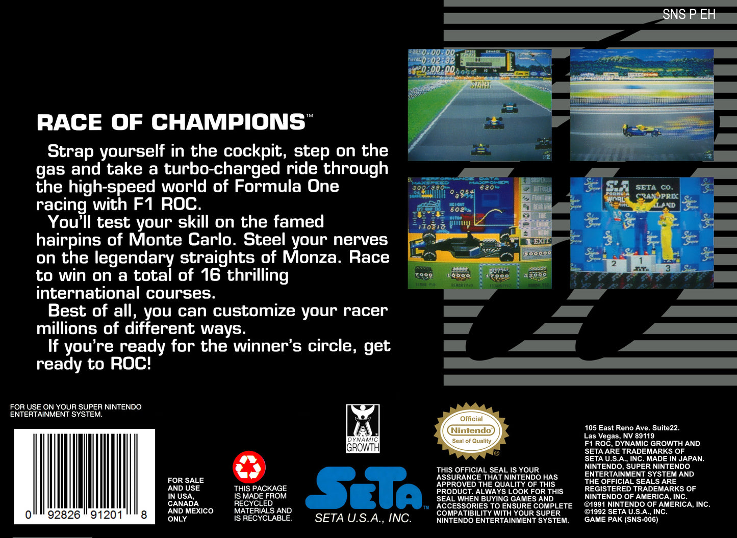 F1 ROC - Race of Champions [NTSC]