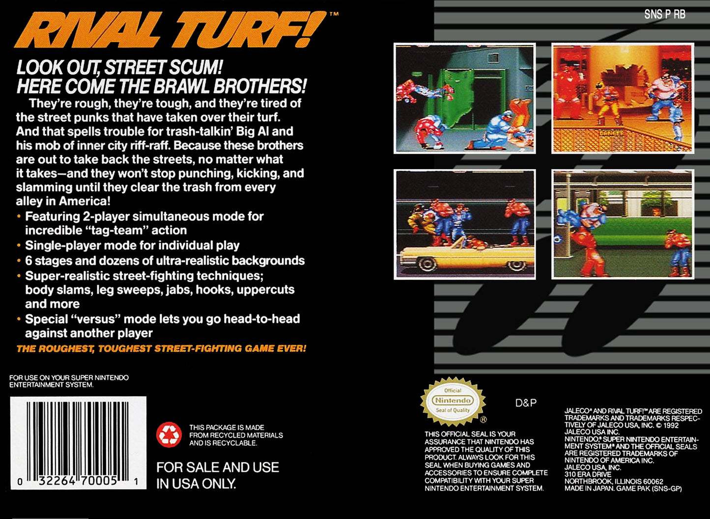 Rival Turf! [NTSC]