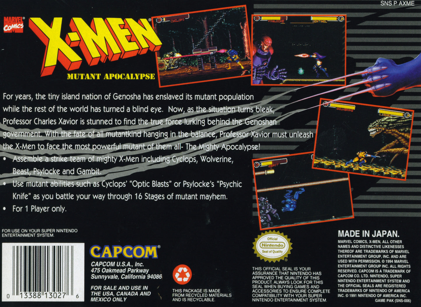 X Men - Mutant Apocalypse [NTSC]