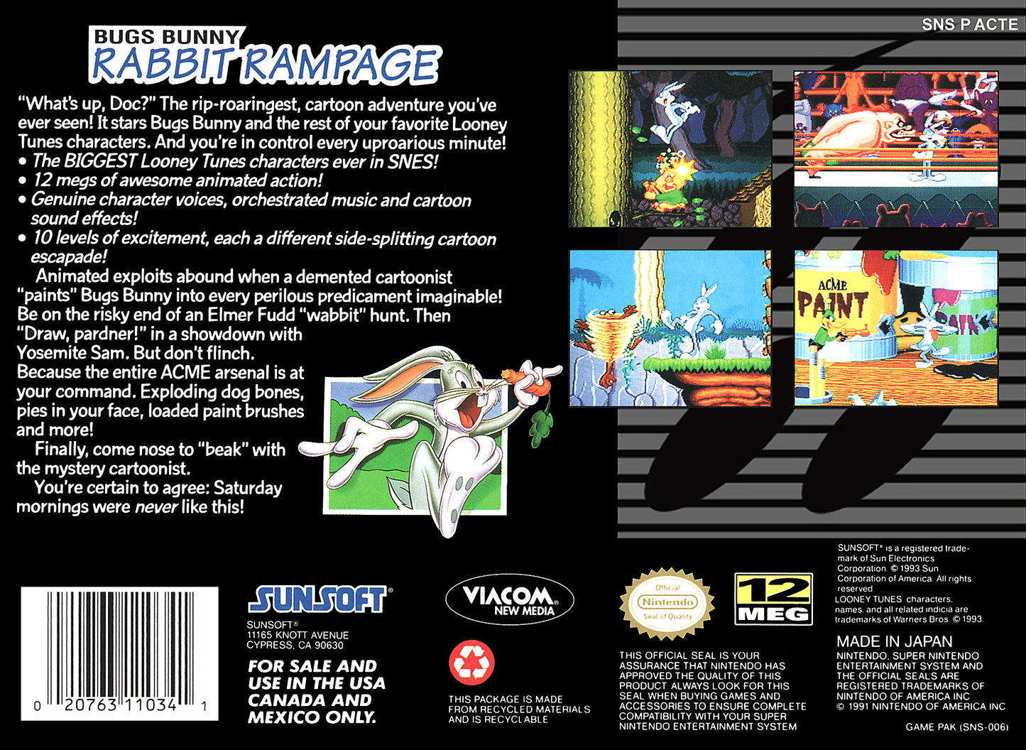 Bugs Bunny - Rabbit Rampage [NTSC]