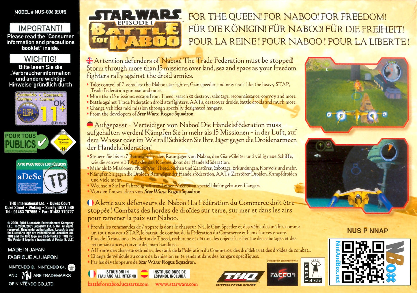 Star Wars Episode I - Battle for Naboo