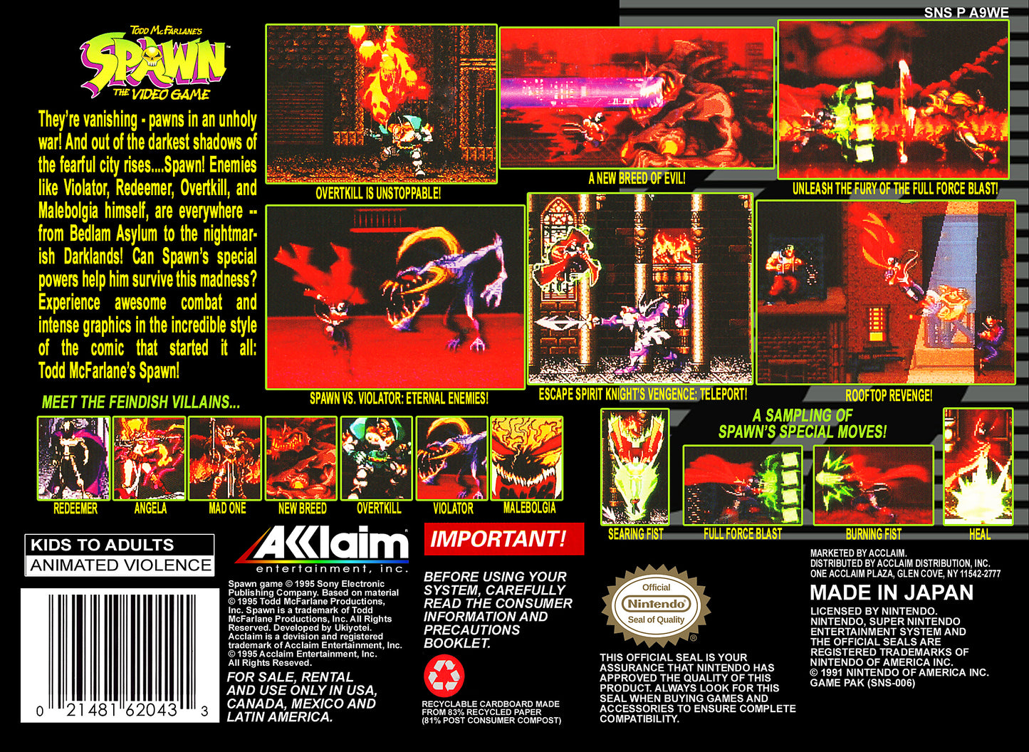 Spawn - The Video Game [NTSC]