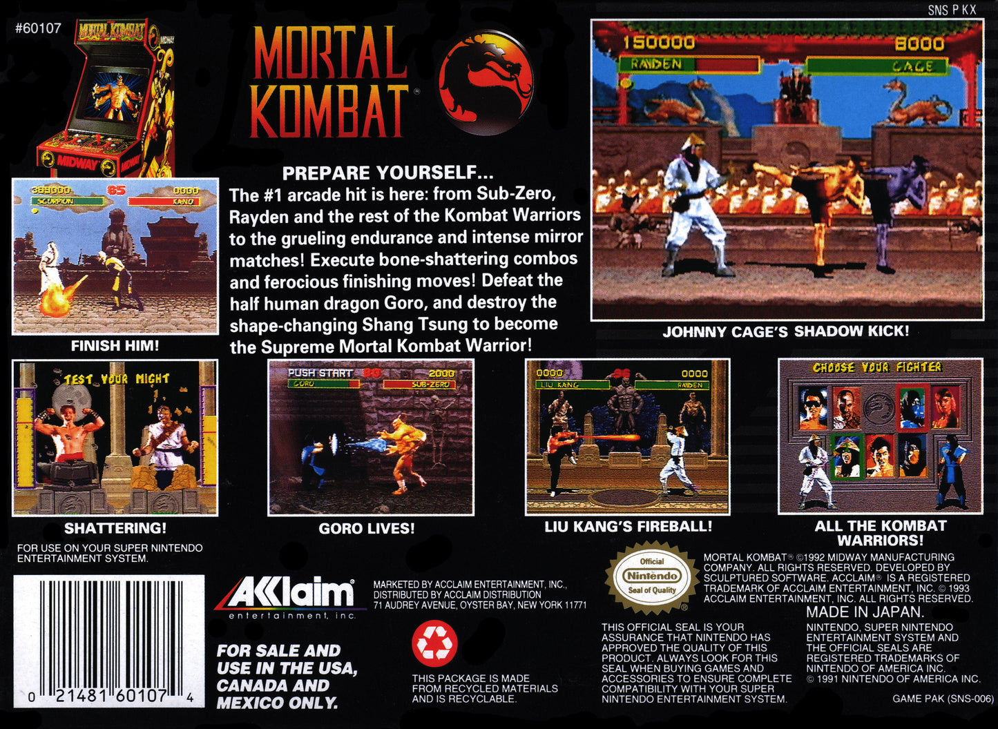 Mortal Kombat [NTSC]