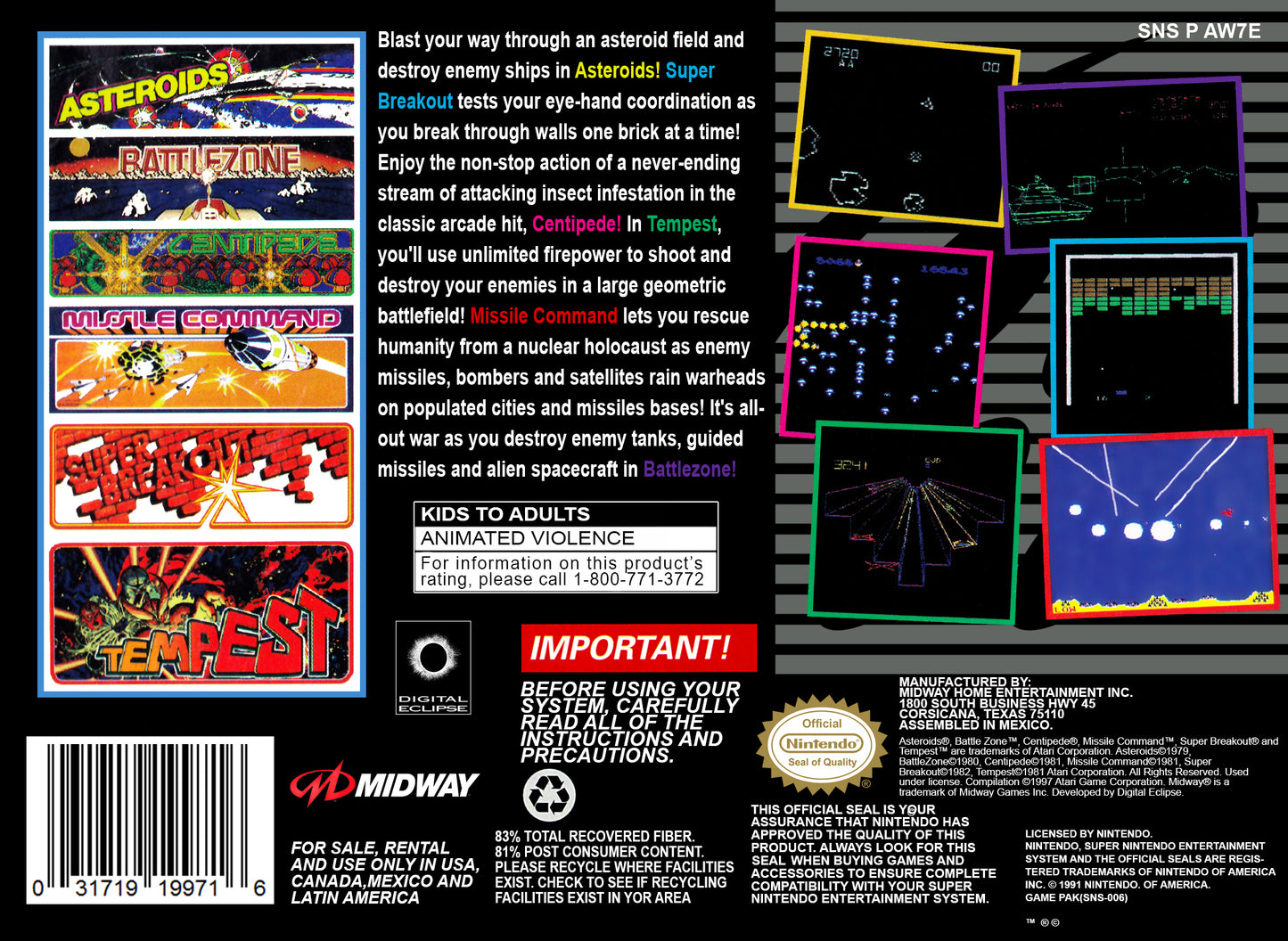 Midway Arcade Greatest Hits - The Atari Collection