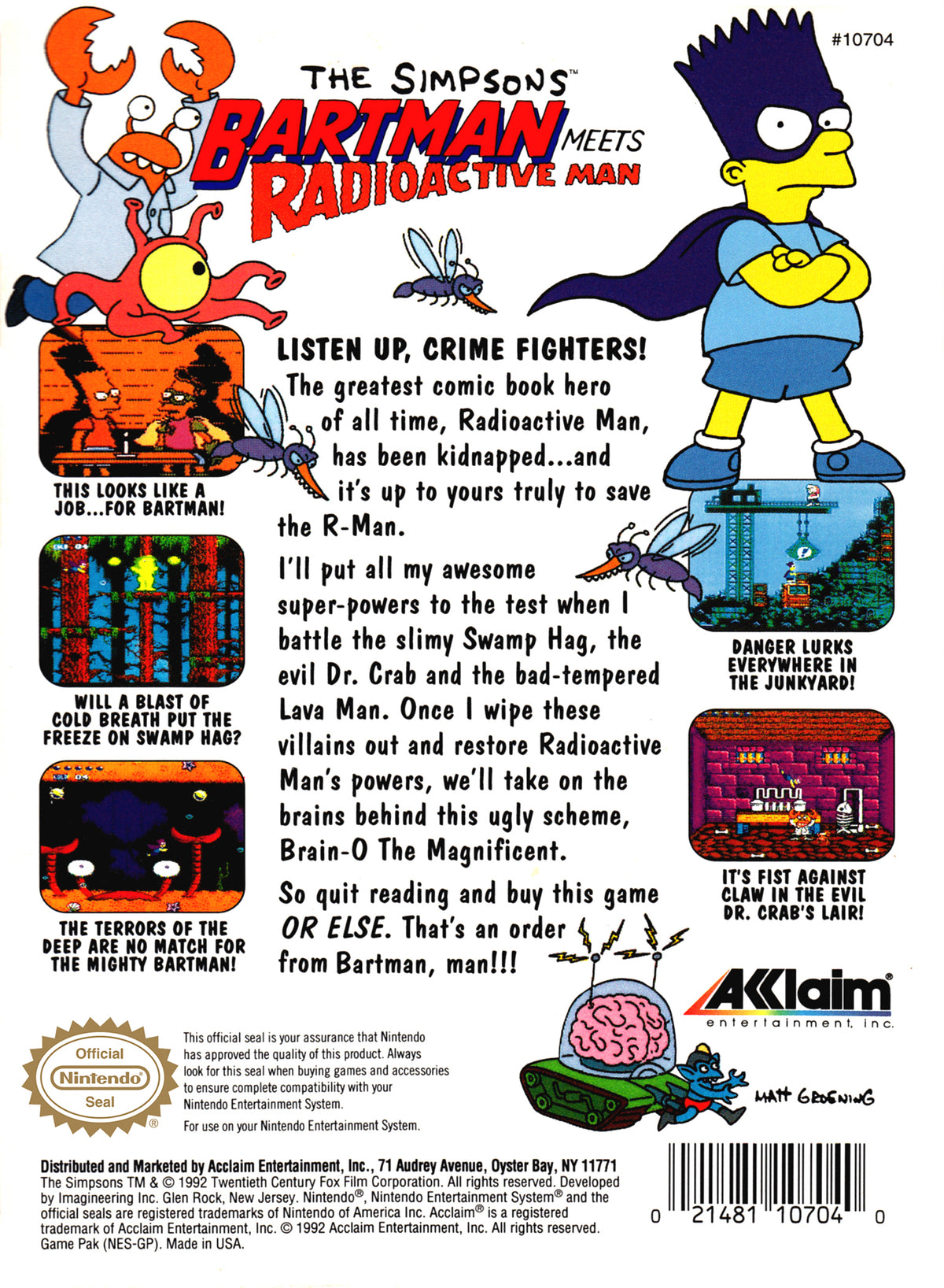 The Simpsons - Bartman Meets Radioactive Man