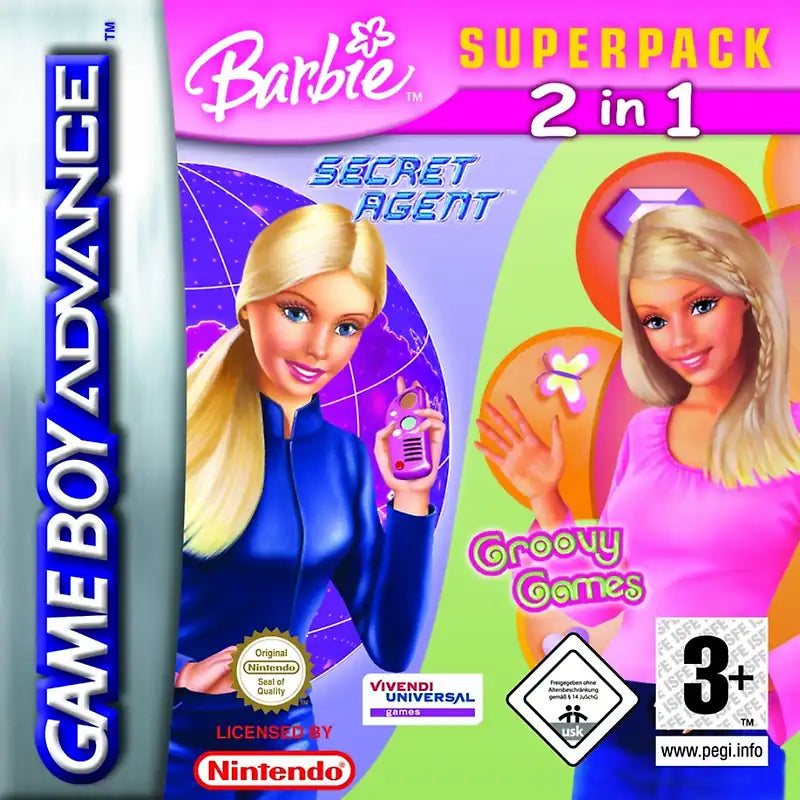Barbie Superpack - Secret Agent & Groovy Games