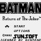 Batman - Return of the Joker