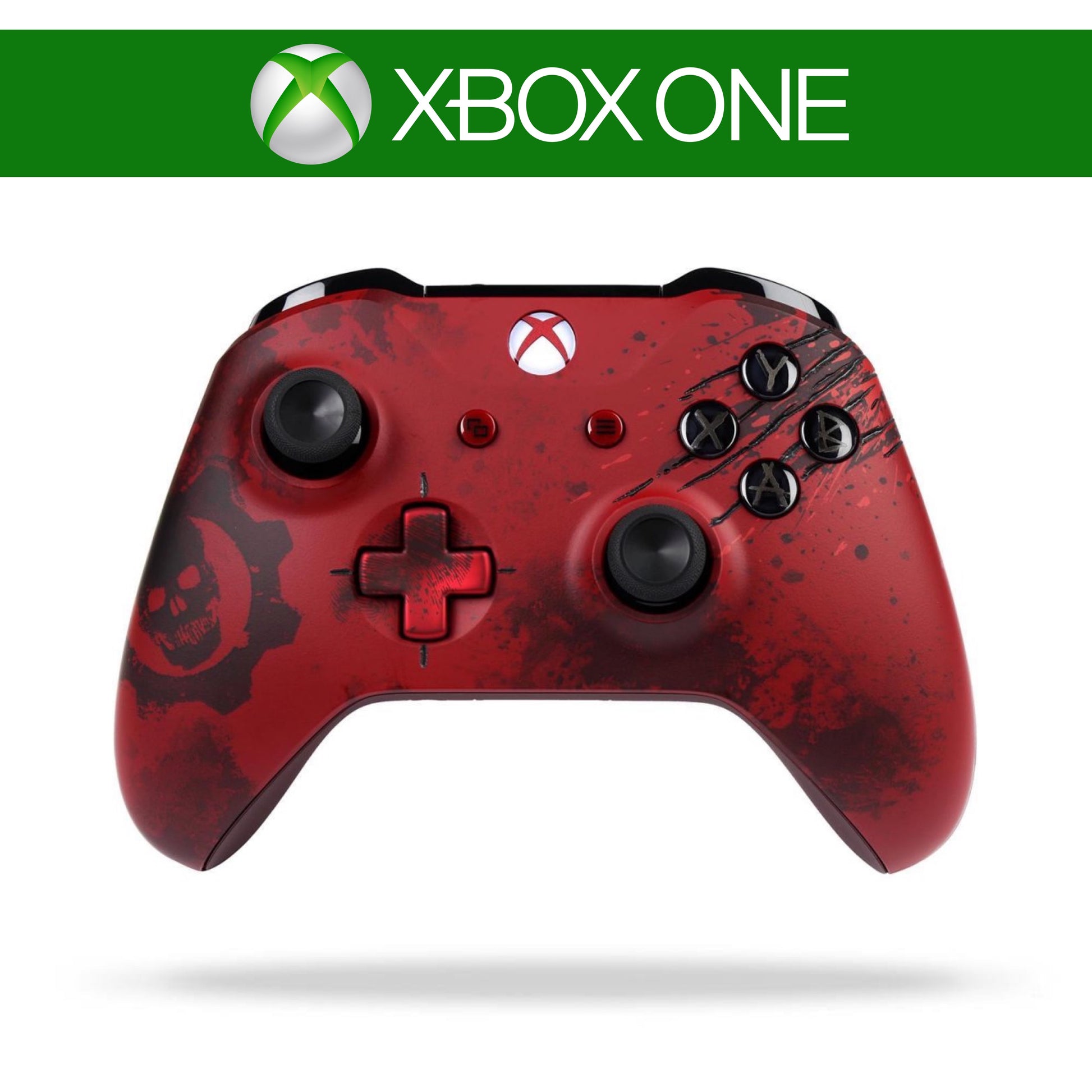 gears of war xbox controller Original Controller Wireless Gears of War 4 Crimson Omen Limited Edition Black in OVP für XBOX ONE – GAMES-WORLD4YOU