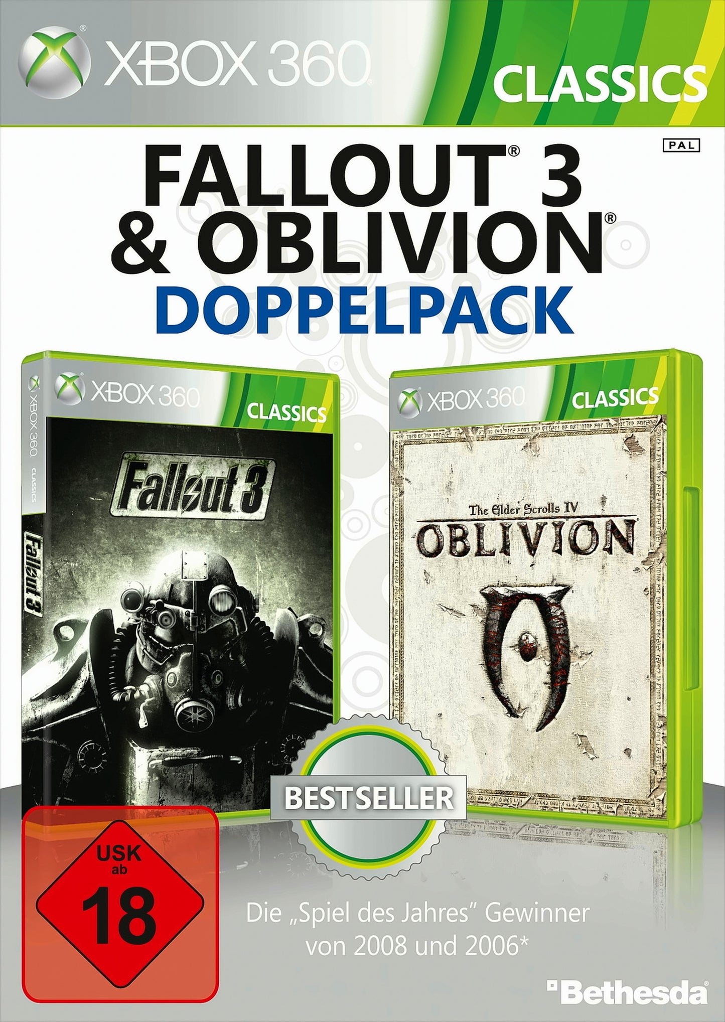 Fallout 3 & Oblivion - Doppelpack (USK 18)