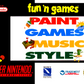 Fun' n Games - Paint Games Music Style