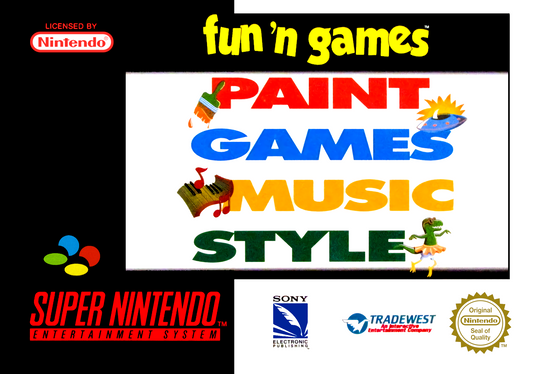 Fun' n Games - Paint Games Music Style