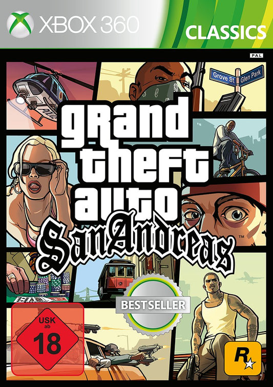 Grand Theft Auto GTA - San Andreas (USK 18)