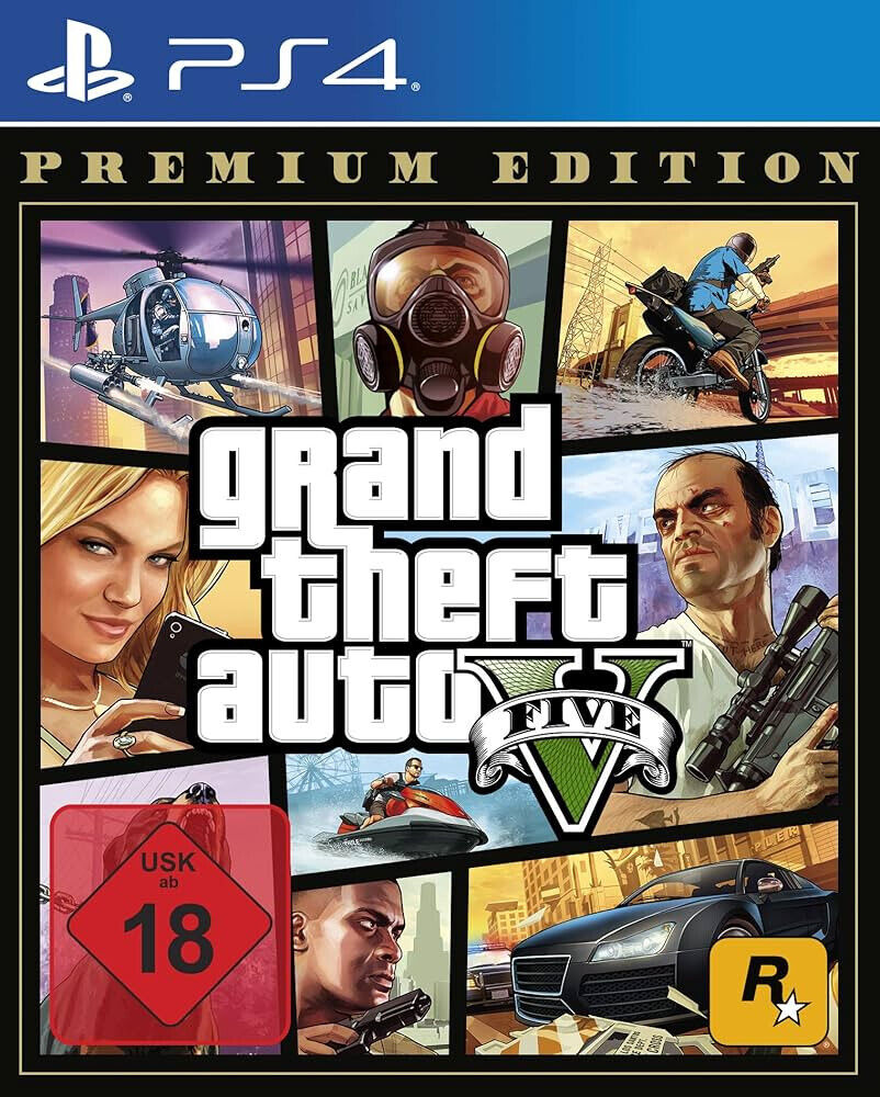 Grand Theft Auto V GTA 5 Premium Edition (USK 18)