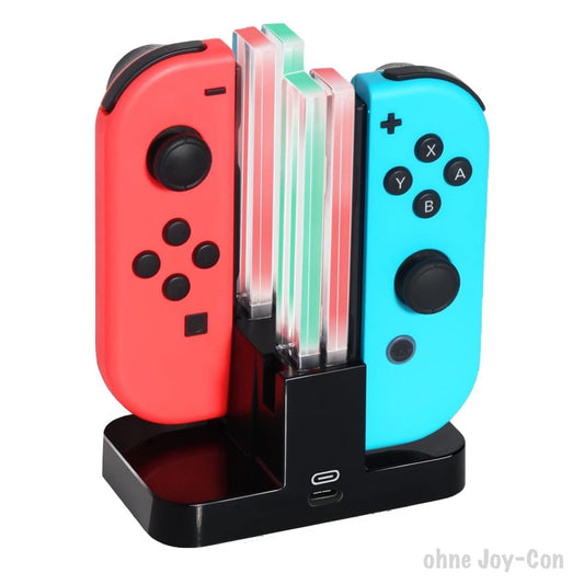 Joy-Con-Ladestation mit LED (versch. Hersteller)
