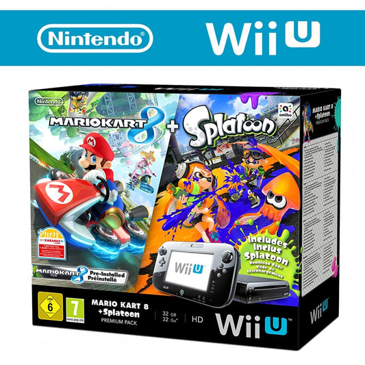 Konsole inkl. GamePad & Mario Kart 8 & Splatoon in OVP