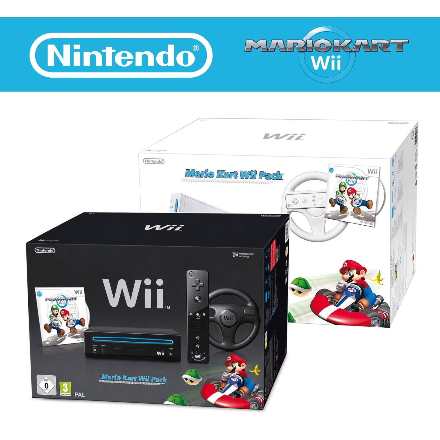 Wii "Mario Kart Pack" inkl. Controller & Mario Kart