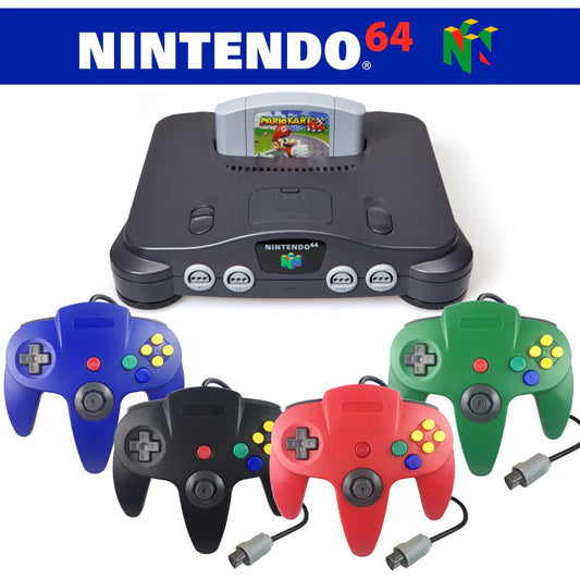 Konsole inkl. Mario Kart & 4 verschieden farbigen Controller