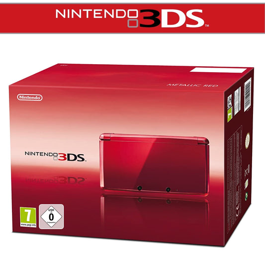 Handheld-Spielekonsole Metallic-Rot in OVP