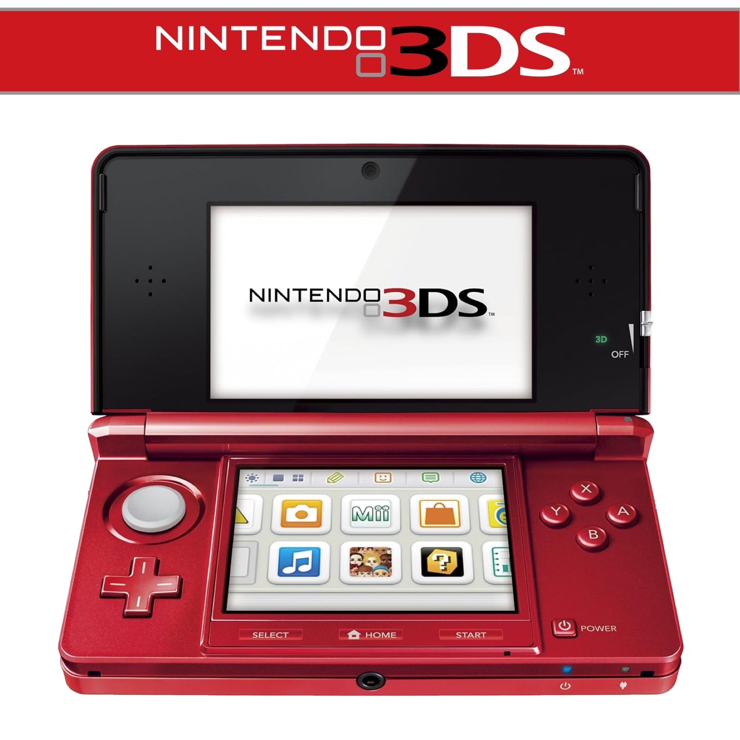 Handheld-Spielekonsole Metallic-Rot in OVP