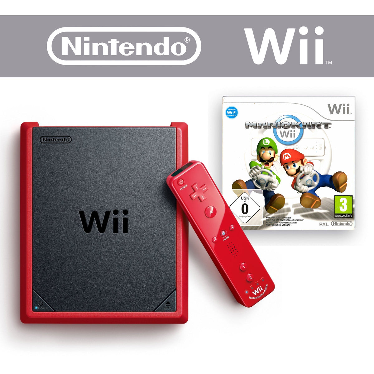 Wii "Mini Mario Kart Pack" inkl. Controller und Mario Kart