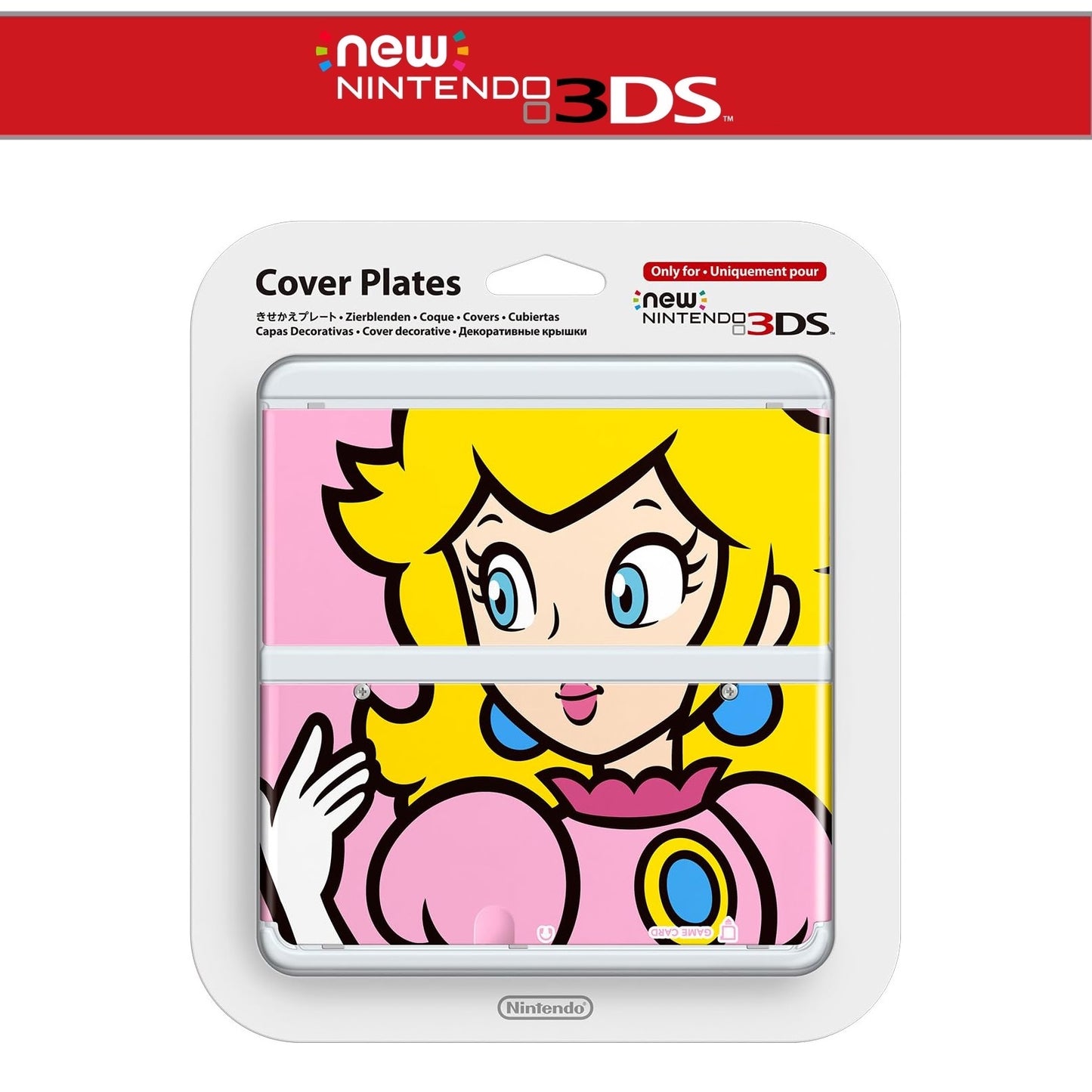 New 3DS Cover Plates / Zierblende 004 Design Prinzessin Peach (NEU) 🆕