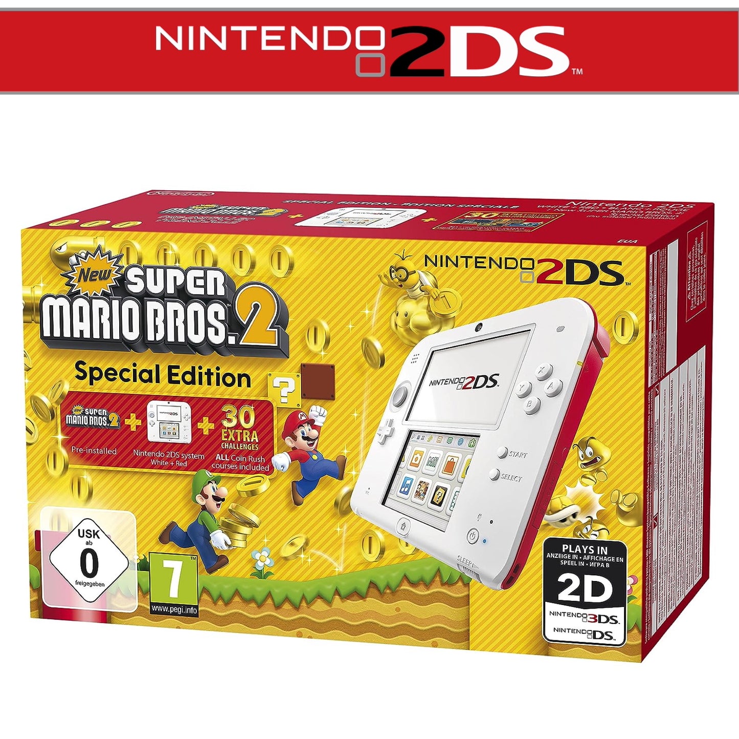 2DS Handheld-Konsole New Super Mario Bros. 2 OVP
