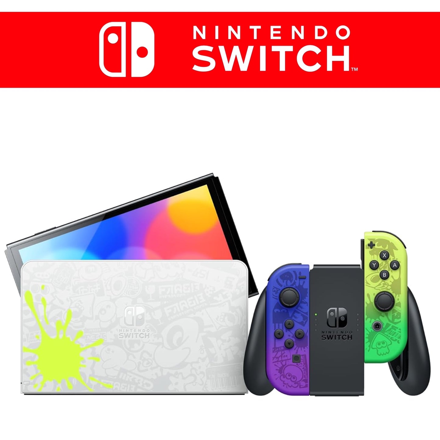 Konsole OLED Splatoon Edition