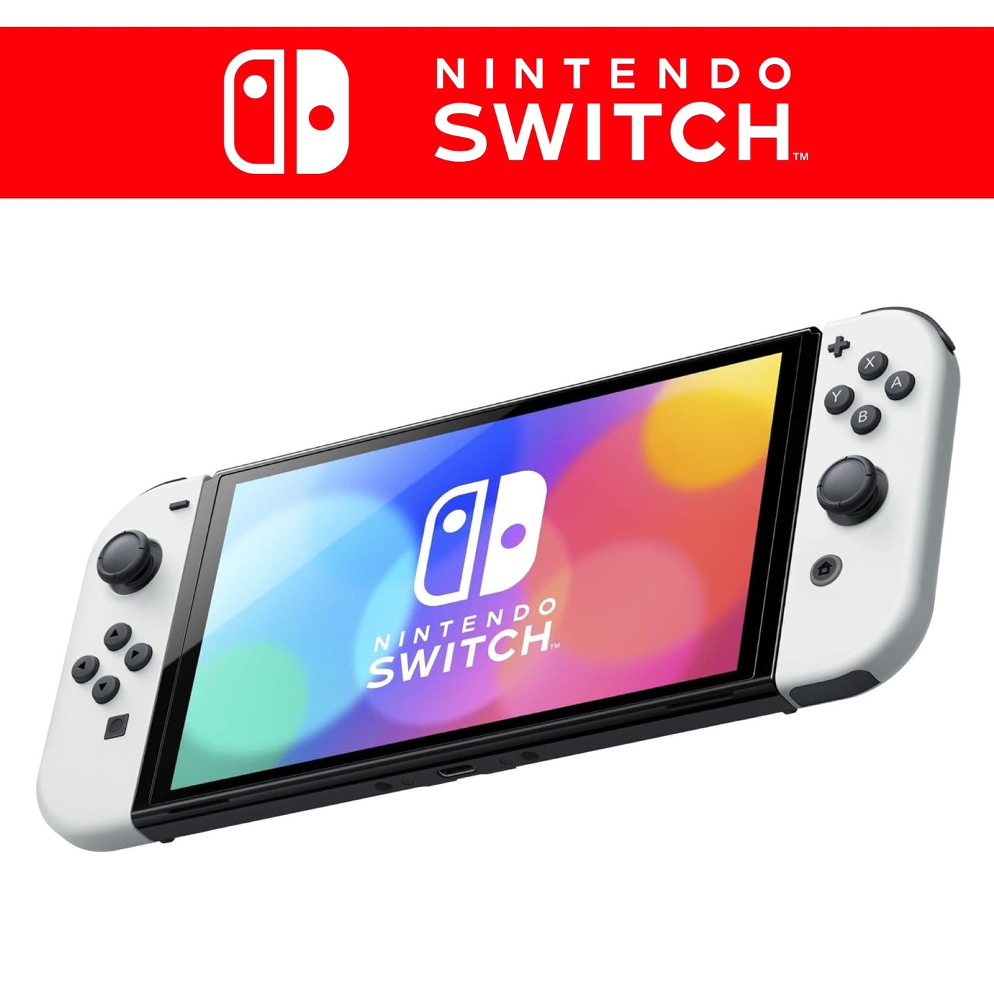 Konsole OLED Weiß + Super Mario Bros. Wonder in OVP