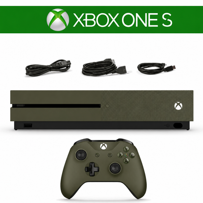 S Konsole Military Green inkl. ORIGINAL Controller