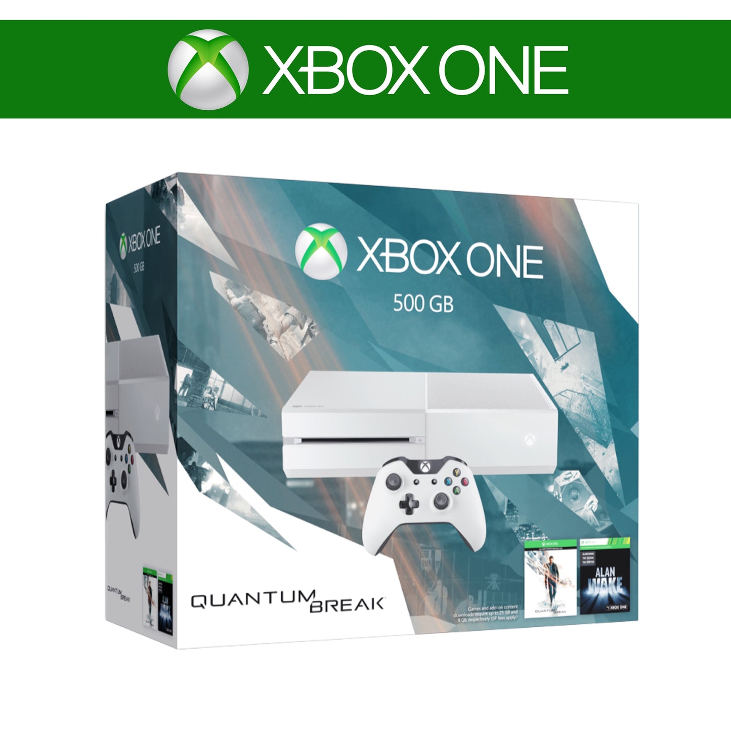 White Edition Quantum Break Bundle Konsole inkl. ORIGINAL Controller in OVP