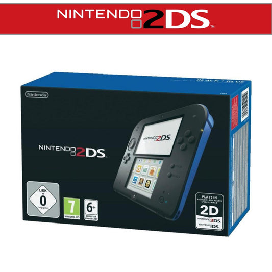 2DS Handheld-Konsole Blau/Schwarz in OVP