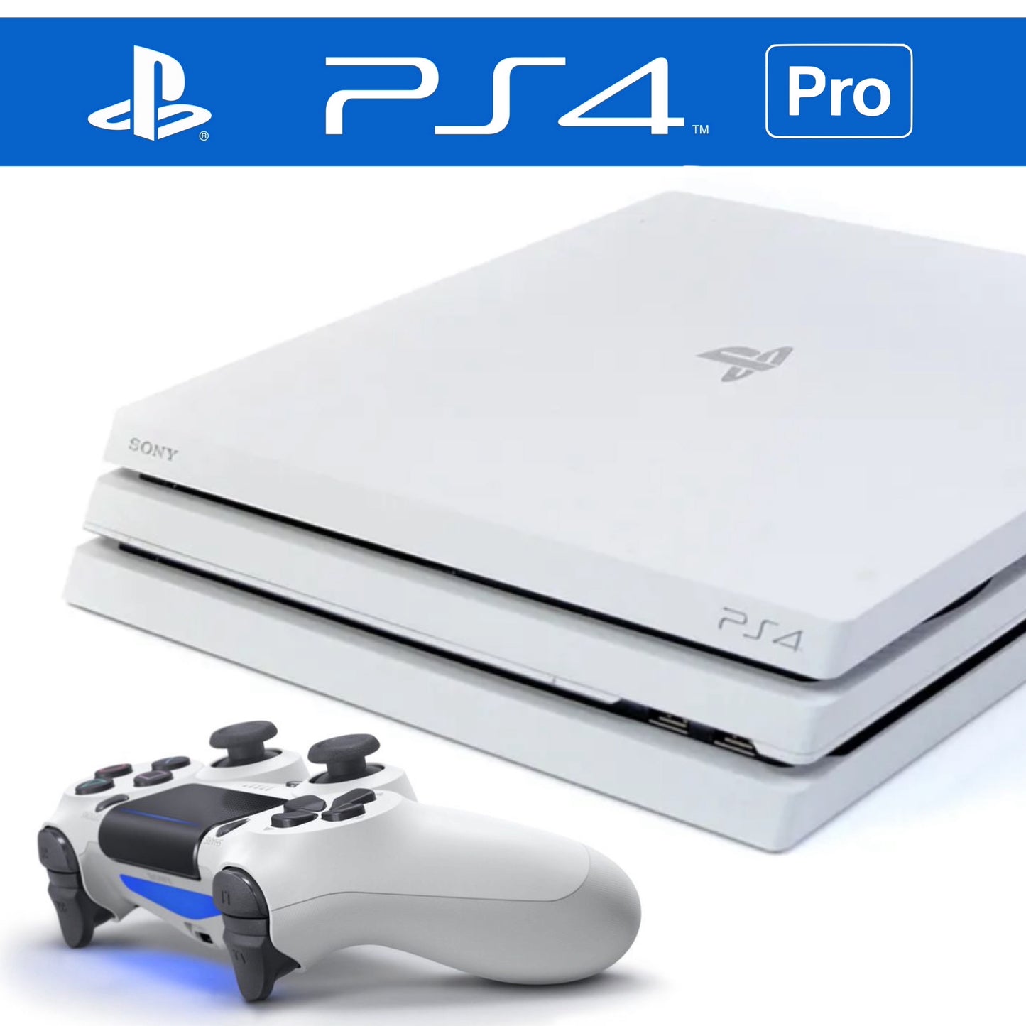 Pro Konsole Weiß inkl. ORIGINAL Controller in OVP