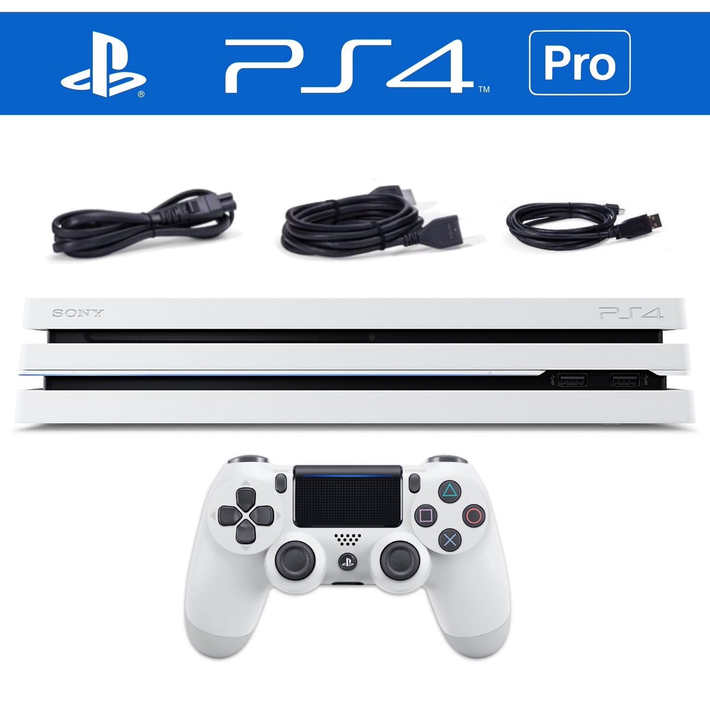 Pro Konsole Weiß inkl. ORIGINAL Controller in OVP