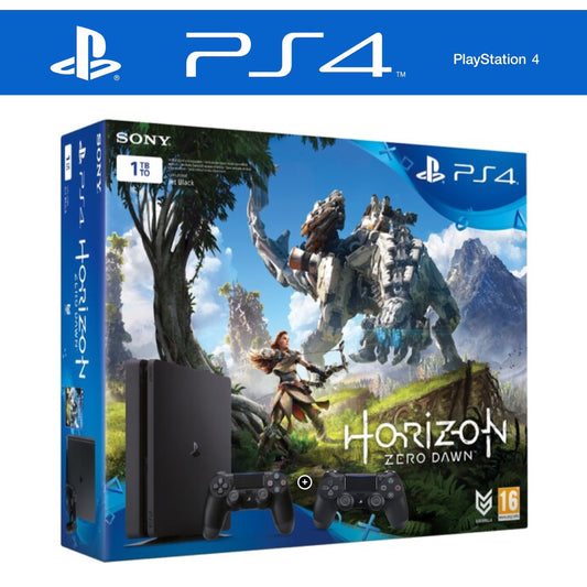 Slim Konsole inkl. ORIGINAL Controller in Horizon Zero Dawn OVP inkl. 2. Controller